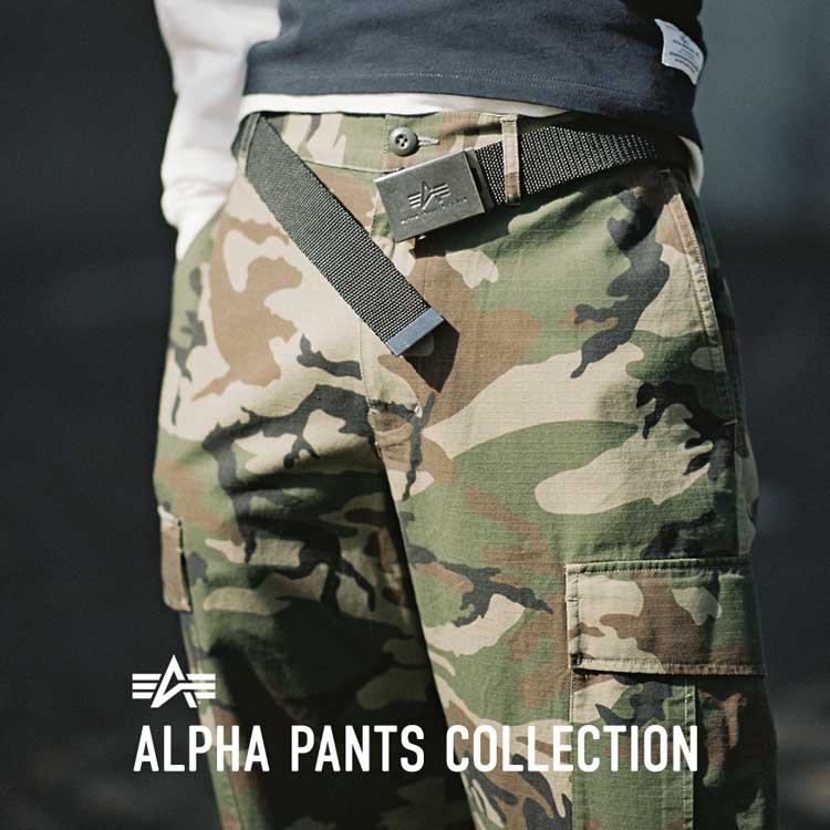 Alpha Industries�i�A���t�@�C���_�X�g���[�Y�j�̃V���b�v�j���[�X�uPANTS COLLECTION |Alpha Industries|�v