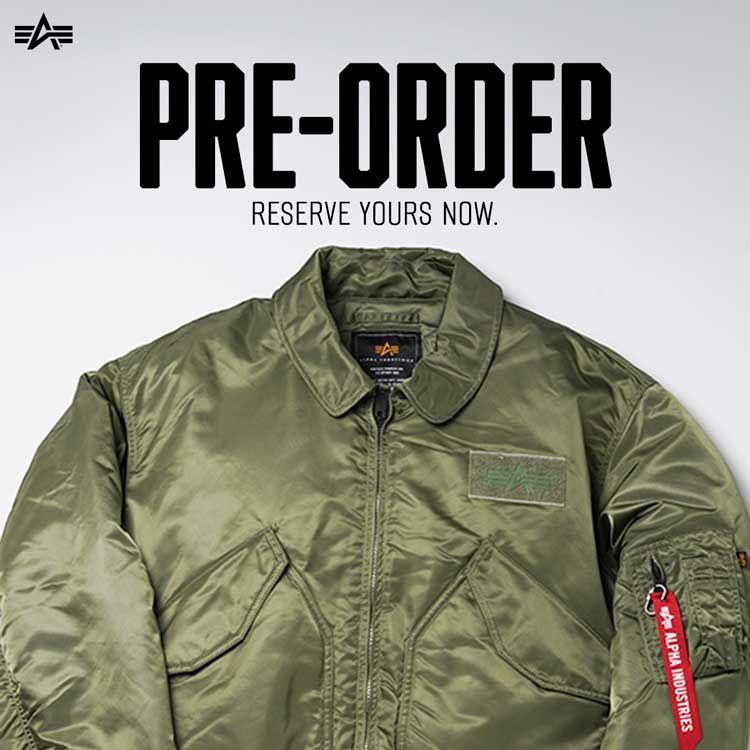 Alpha Industries�i�A���t�@�C���_�X�g���[�Y�j�̃V���b�v�j���[�X�u26FW��s�\��J�n�I|Alpha Industries|�v
