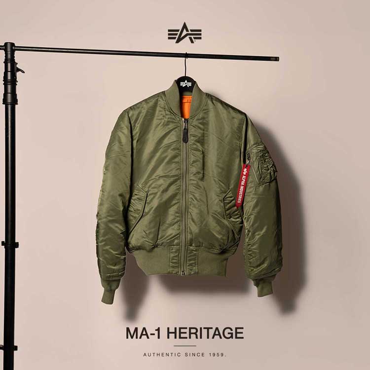 Alpha Industries�i�A���t�@�C���_�X�g���[�Y�j�̃V���b�v�j���[�X�u��Ԃ���V��܂ŁIMA-1�t���C�g�W���P�b�g���W |Alpha Industries|�v