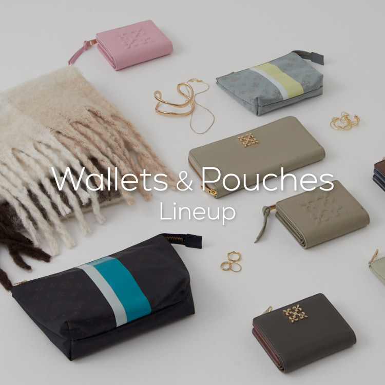 モノグラムプレート三つ折りウォレット(SO-397)（財布）｜russet