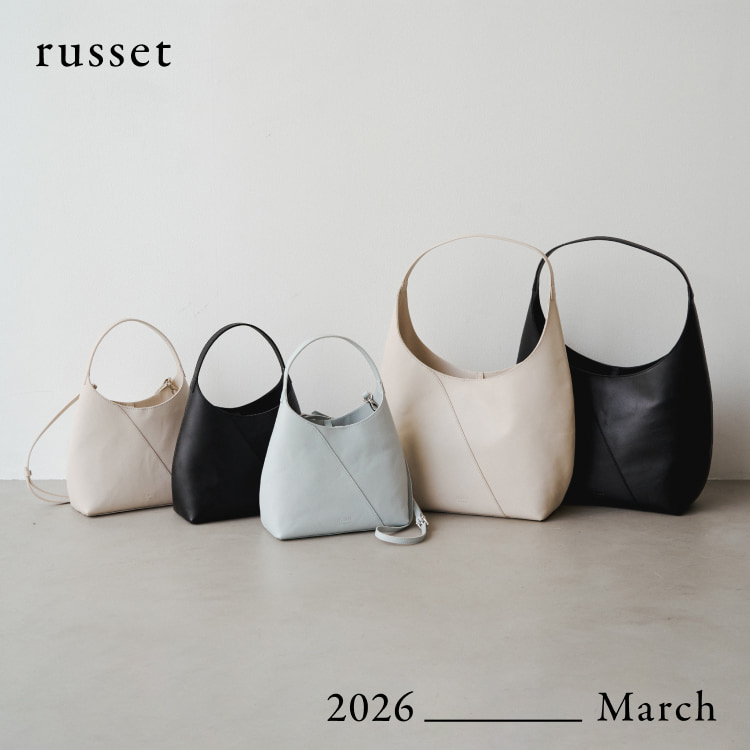 russet�i���V�b�g�j�̃V���b�v�j���[�X�u�y3���zNEW RELEASE�v