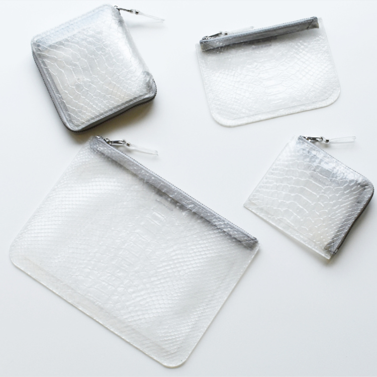 CLASSIC LEATHER】SMALL ZIP POUCH（ポーチ）｜Wallet COMME des