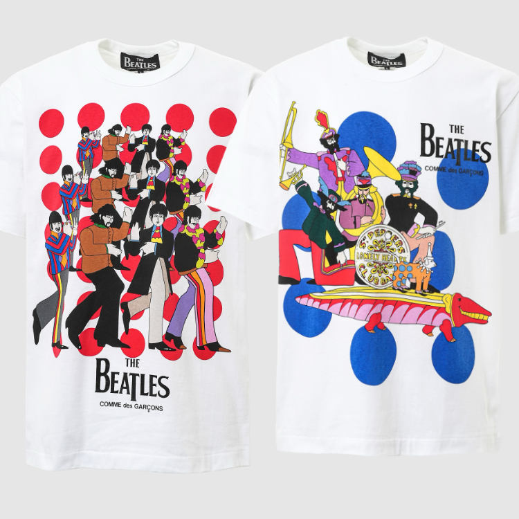 COMME des GARCONS POCKET�i�R���f�M�����\�� �|�P�b�g�j�̃V���b�v�j���[�X�uTHE BEATLES �V�� GRAPHIC T-SHIRT�v