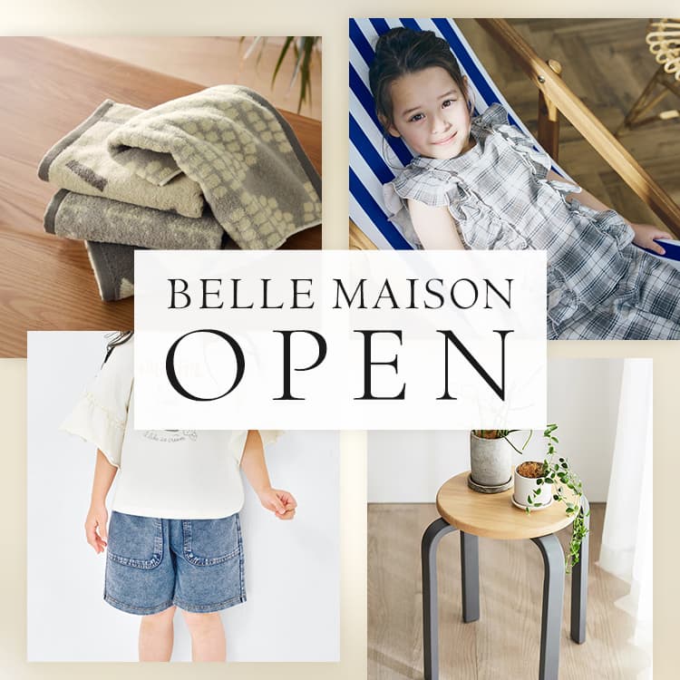 Belle Maison�i�x�����]���j�̃V���b�v�j���[�X�u�I�[�v���L�O�^�C���Z�[���A��^�J�Ò��v