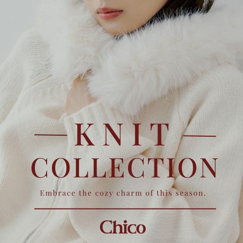 SALON by Chico】フリルドッキングチュニック（ニット/セーター