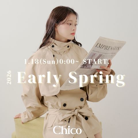 Chico�i�`�R�j�̃V���b�v�j���[�X�u�yChico�zEarly Spring 2026�v
