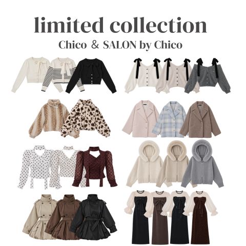 Chico�i�`�R�j�̃V���b�v�j���[�X�u�yChico & SALON by Chico�z����A�C�e�������Љ�I�v