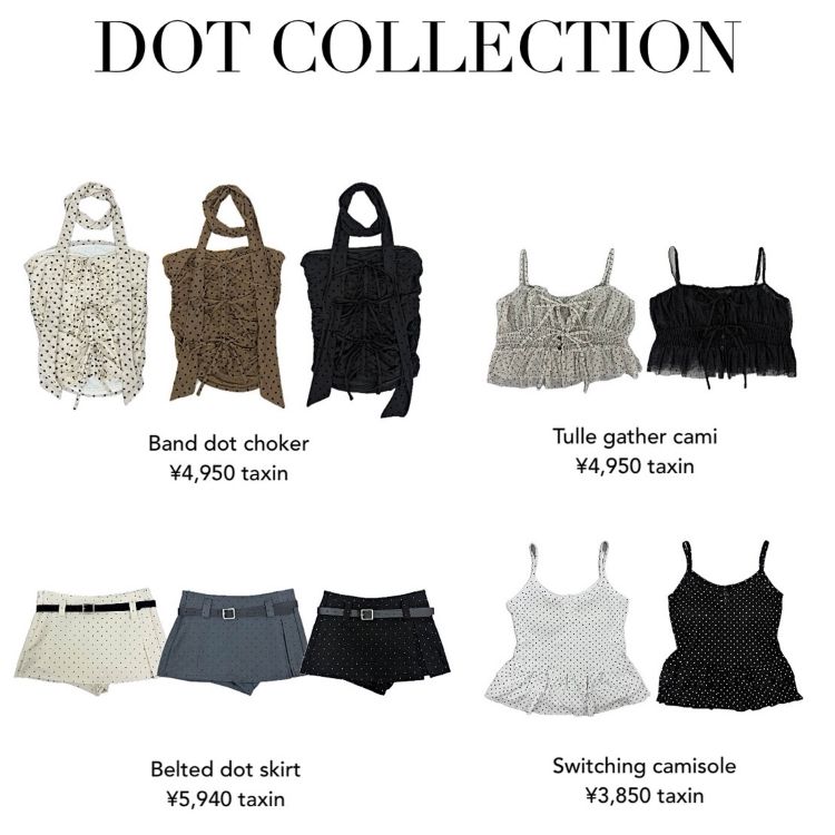 mline�i�G�����C���j�̃V���b�v�j���[�X�u�ymline�z���G�}�X�g�o�C�I�_DOT COLLECTION�^�v