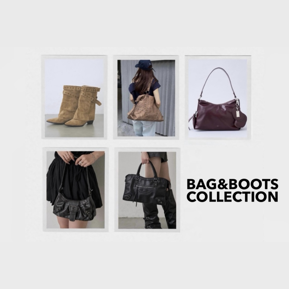 mline�i�G�����C���j�̃V���b�v�j���[�X�u �_ BAG & BOOTS COLLECTION �^�v