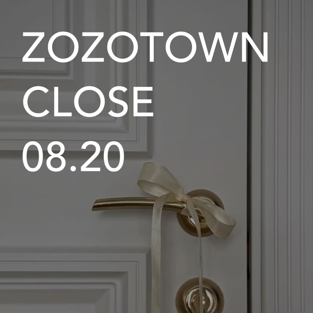 mline�i�G�����C���j�̃V���b�v�j���[�X�u�yINFORMATION�zZOZOTOWN�N���[�Y�̂��m�点�v
