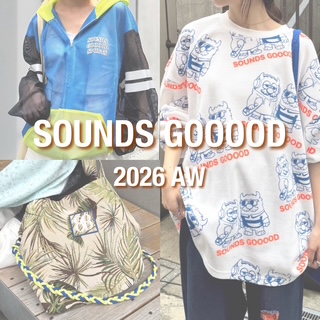 SOUNDS GOOOOD】2WAYナイロンタックギャザーパラコードBAG/WEB限定