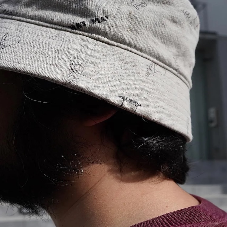 KIJIMA TAKAYUKI�i�L�W�} �^�J���L�j�̃V���b�v�j���[�X�uLINEN COTTON PRINTED TIGHT BUCKET HAT�v