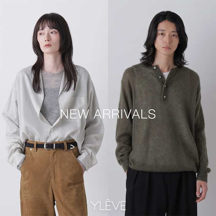 YLEVE�i�C���[���j�̃V���b�v�j���[�X�u2026 AUTUMN NEW ARRIVALS�v