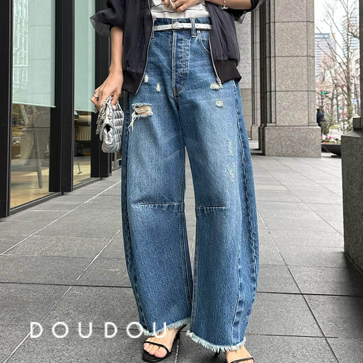 カーブデニム（デニムパンツ）｜DouDou（ドゥドゥ）のファッション通販