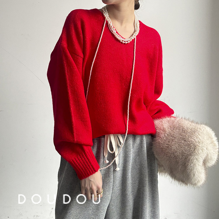 DouDou�i�h�D�h�D�j�̃V���b�v�j���[�X�u�yDOUDOU�z�������V���G�b�g�ł��Ȃꌩ������V�l�b�N�j�b�g�v