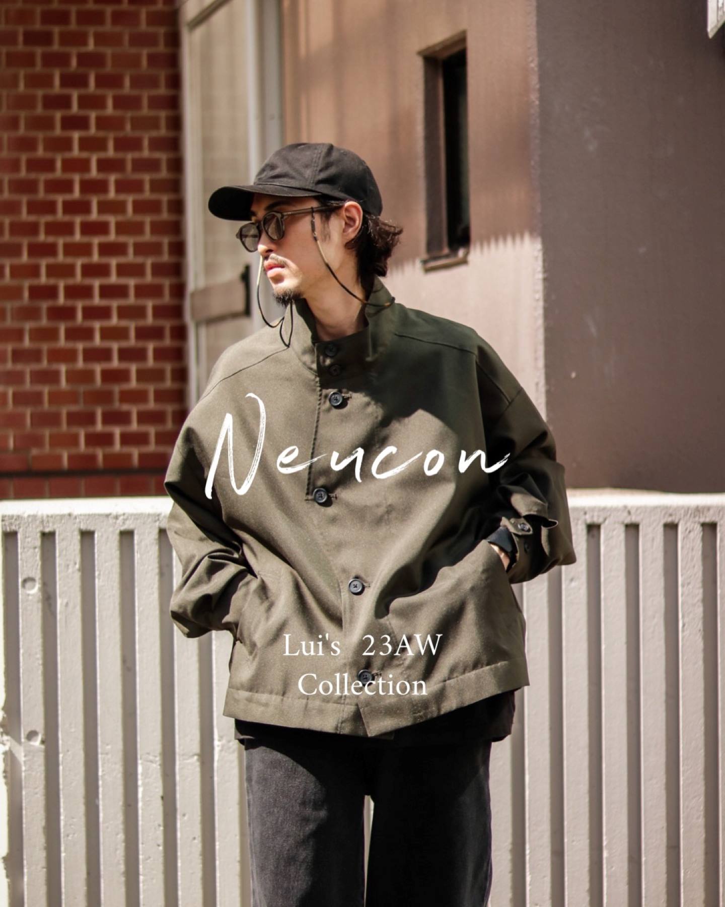 Neucon / ニューコン】23AW かすり柄ジャガードニット-