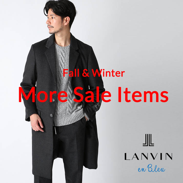 Lanvin En Bleu Men ランバン オン ブルー メンのトピックス 秋冬物セールアイテム追加しました Zozotown