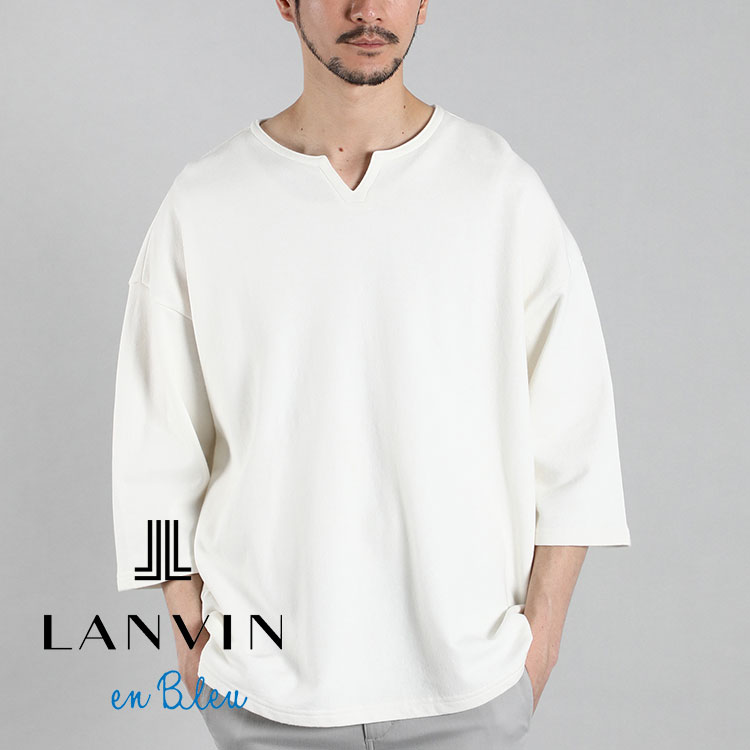 7分袖 デニム スキッパーシャツ（シャツ/ブラウス）｜LANVIN en Bleu 