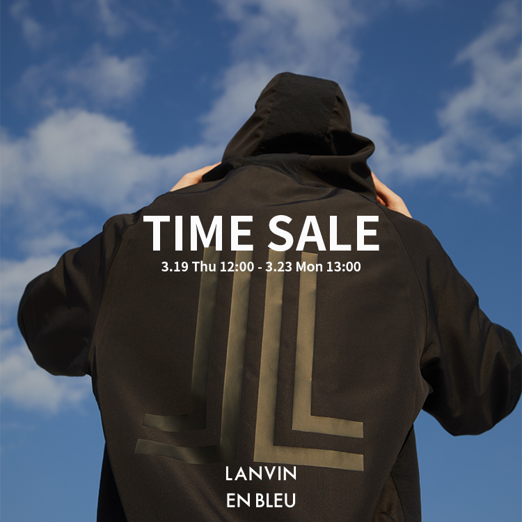 LANVIN en Bleu MEN�i�����o�� �I�� �u���[ �����j�̃V���b�v�j���[�X�u�y�^�C���Z�[���J�Ò��z��ԏ��i���Z�[�����i���v