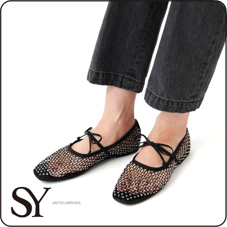 ＜SY＞レースアップベルクロ フラット50●↑ SY UNITED ARROWS SY＞レースアップベルクロ フラット50○↑
