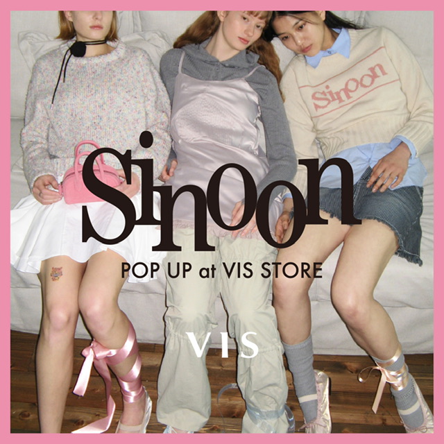 VIS｜ビスのトピックス「韓国人気ブランド「sinoon(シヌーン)」が日本