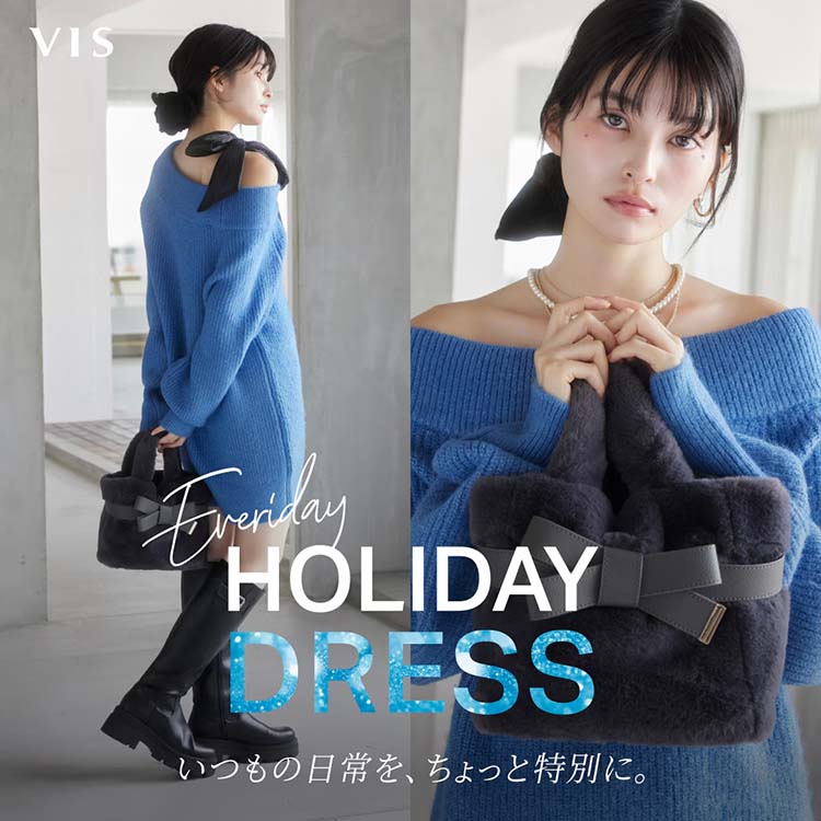 VIS�i�r�X�j�̃V���b�v�j���[�X�uEveryday Holiday DRESS�b�����̓����������Ɠ��ʂɁv