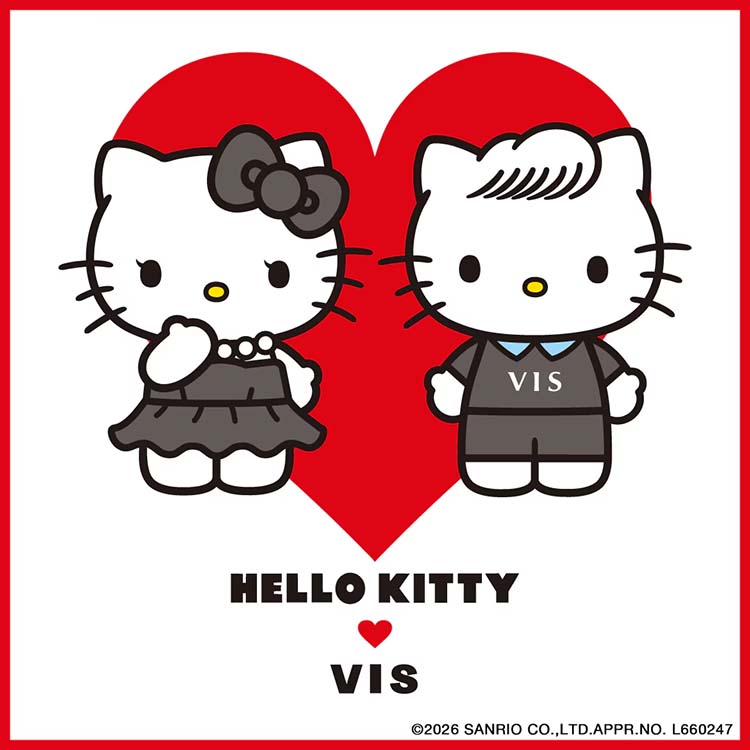 VIS�i�r�X�j�̃V���b�v�j���[�X�uHELLO KITTY × VIS�v