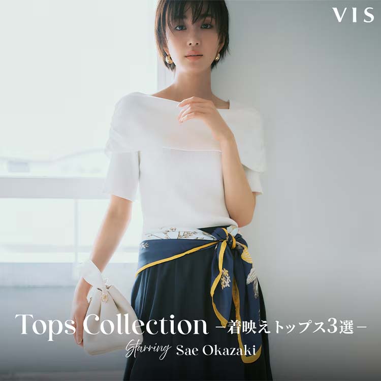 VIS�i�r�X�j�̃V���b�v�j���[�X�uTops Collection�b���f���g�b�v�X3�I-starring ����ъG-�v