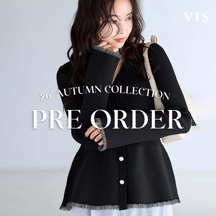 VIS�i�r�X�j�̃V���b�v�j���[�X�uPRE ORDER 2026 AUTUMN�v