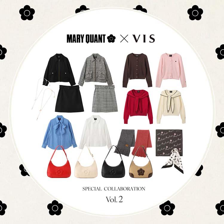VIS�i�r�X�j�̃V���b�v�j���[�X�u�yMARY QUANT × VIS�zVol.2�v