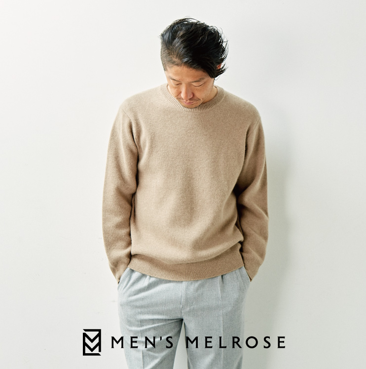 ◇ MEN'S MELROSE メンズ メルローズ デザイン 長袖 ニット セーター