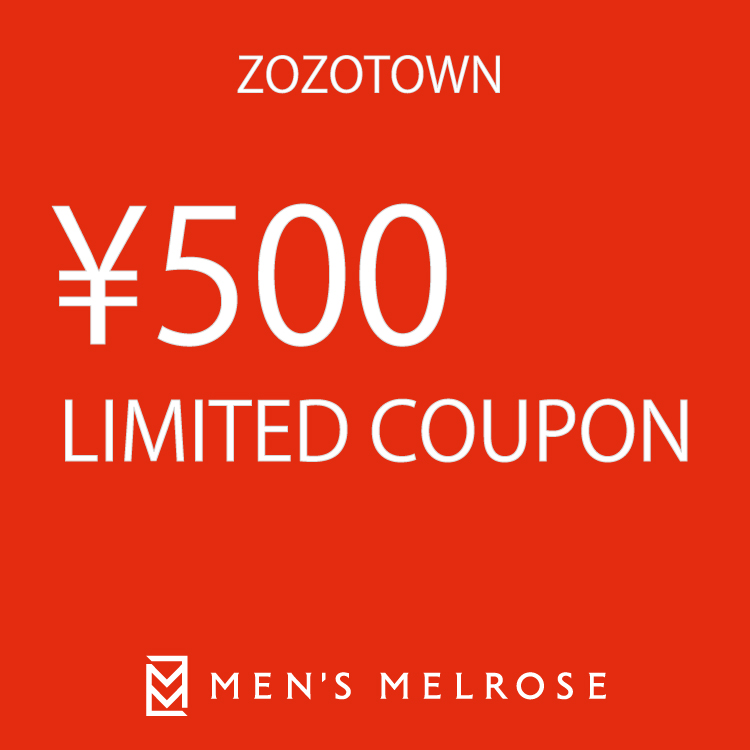 MEN'S MELROSE�i�����Y �������[�Y�j�̃V���b�v�j���[�X�u�y�{������z500�~�N�[�|���v���[���g�I�v