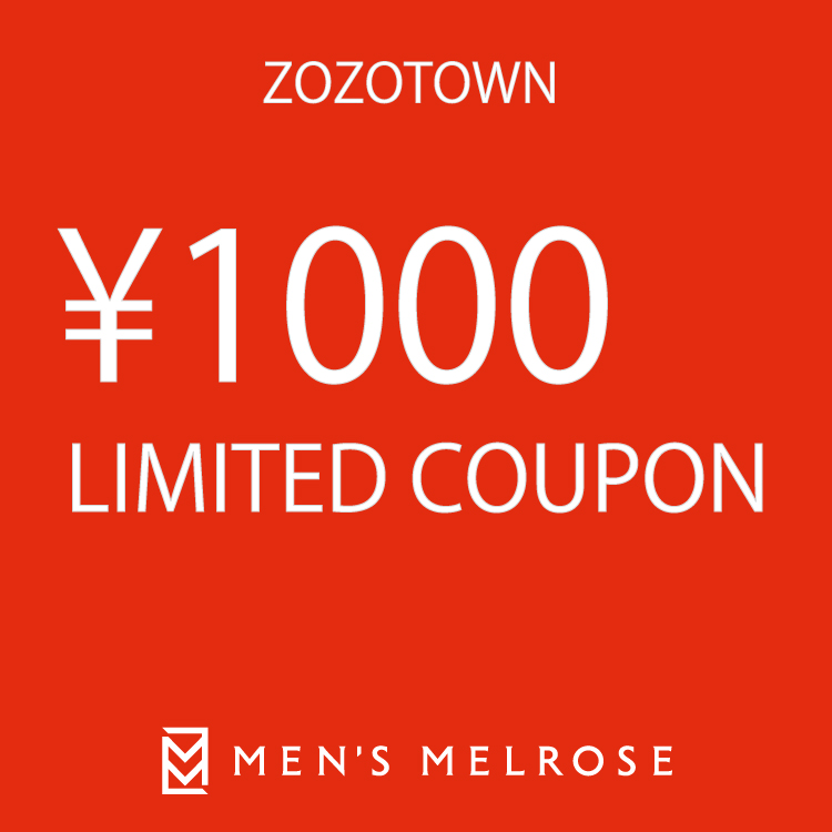 MEN'S MELROSE�i�����Y �������[�Y�j�̃V���b�v�j���[�X�u�y�{������z1,000�~�N�[�|���v���[���g�I�v