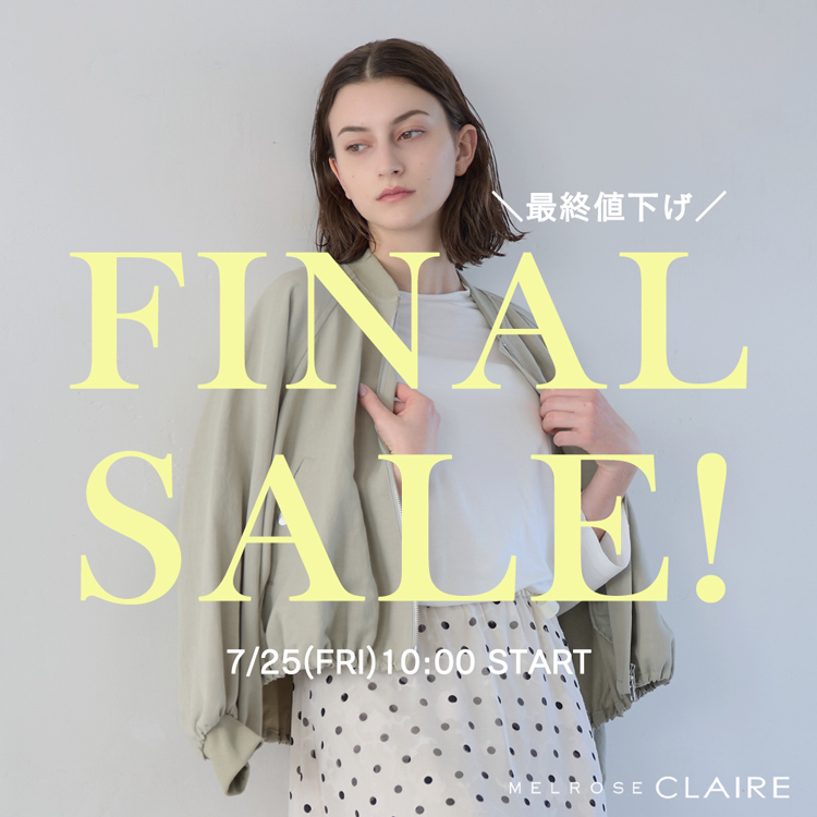 MELROSE clairei[Y N[j̃Vbvj[Xu_ŏIl^FINAL SALEX^[gIv