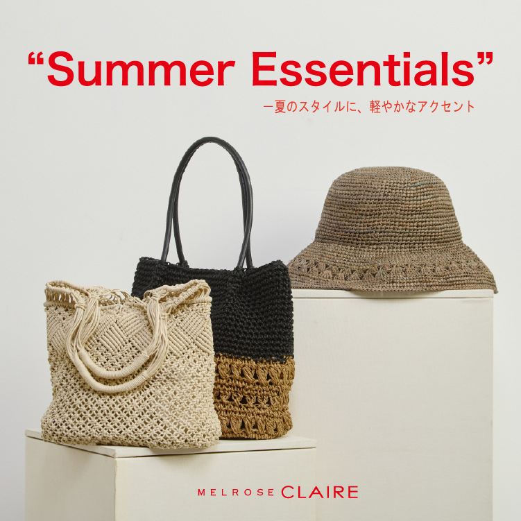 MELROSE claire�i�������[�Y �N���[���j�̃V���b�v�j���[�X�u�_Seasonal Recommend�^�V�[�Y�����[�h�����߂�A�ẴG�b�Z���V�����A�C�e�� �v