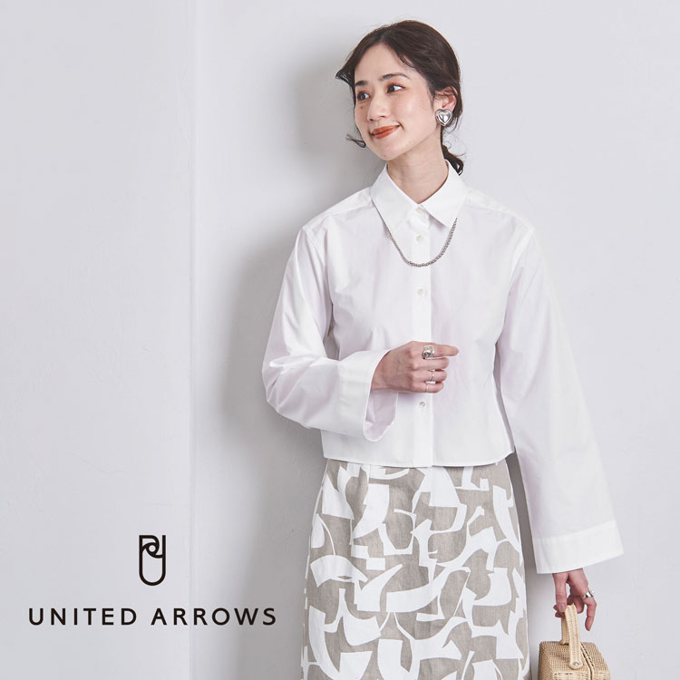 UNITED ARROWS EMBOS ピンタック ショートスリーブブラウス 交換無料