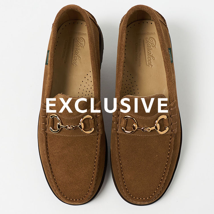 Parboot パラブーツ ビットローファー ミュール 別注 別注】＜Paraboot＞ BAHAMAS SUEDE BIT MULE/ビット ミュール