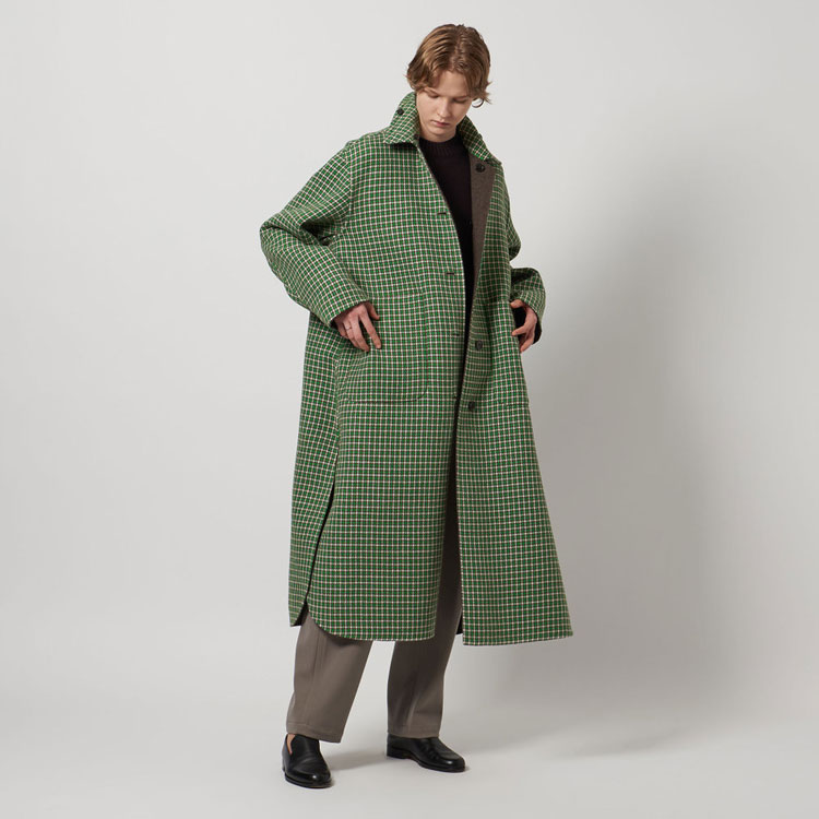 LOEFF＞オックス ミリタリー スタンドカラー コート UNISEX（その他