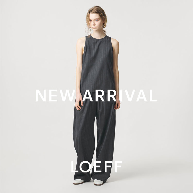 UNITED ARROWS�i���i�C�e�b�h�A���[�Y�j�̃V���b�v�j���[�X�u��LOEFF���l�C�{���^���p���c�Ƀ}�j�b�V���ȃs���X�g���C�v�����o��I�v