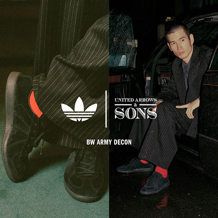 UNITED ARROWS�i���i�C�e�b�h�A���[�Y�j�̃V���b�v�j���[�X�u�{��������adidas Originals for UNITED ARROWS & SONS��BW ARMY DECON�v