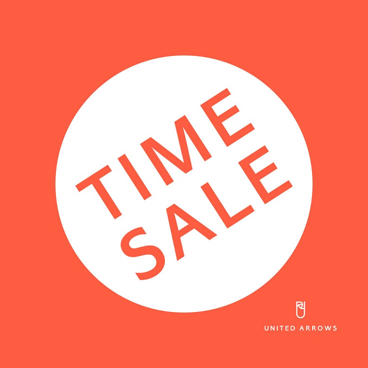 UNITED ARROWS�i���i�C�e�b�h�A���[�Y�j�̃V���b�v�j���[�X�u�y�������܃^�C���Z�[���J�Ò�! �z8/23�i���j26��00���܂Łv