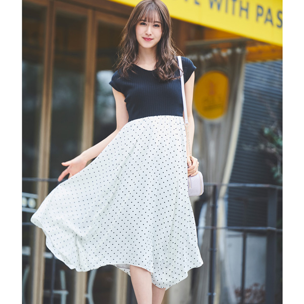 Laisse Passe レッセパッセのトピックス 大人ミディ丈 春夏ワンピース着丈別まとめ Zozotown