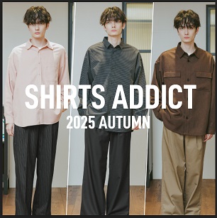 RAGEBLUEiCWu[j̃Vbvj[Xu[SHIRTS ADDICT 2025 AUTUMN COLLECTION-v