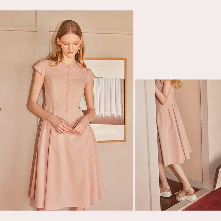 TOCCA|トッカのトピックス「春らしいピンクカラーのワンピース TOCCA|トッカのトピックス「春らしいピンクカラーのワンピース