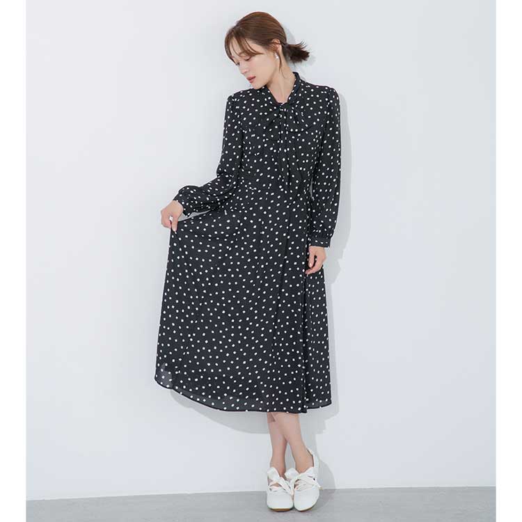 TOCCA�i�g�b�J�j�̃V���b�v�j���[�X�u�y���L�zPROMISE RIBBON ROSETTE �h�b�g���h���X�v