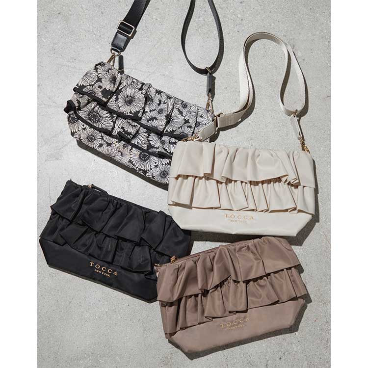 TOCCA�i�g�b�J�j�̃V���b�v�j���[�X�u�y���l�S�Ԍf�ځzFRILL POCHETTE �|�V�F�b�g�v