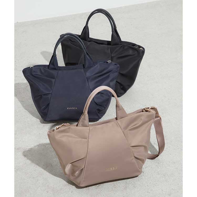 TOCCA�i�g�b�J�j�̃V���b�v�j���[�X�uRIBBON KNOT NYLONBAG �i�C�����g�[�g�o�b�O�v