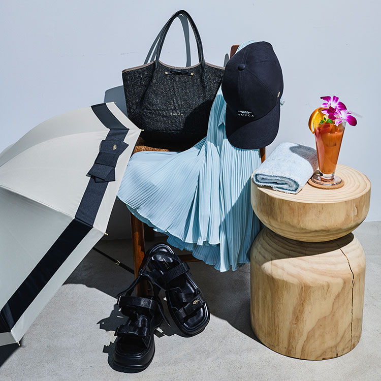 TOCCA�i�g�b�J�j�̃V���b�v�j���[�X�u�����f�ނ̃X�J�[�g�ƁA�ď��������Љ�v