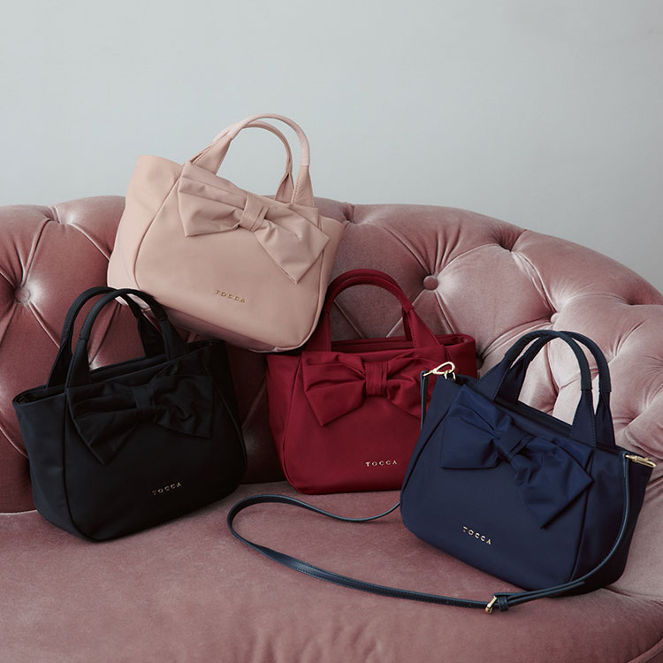 TOCCA�i�g�b�J�j�̃V���b�v�j���[�X�uTOCCA�̒�ԃf�U�C���̐V��IRIBBON CUBE NYLON MINI TOTE�v