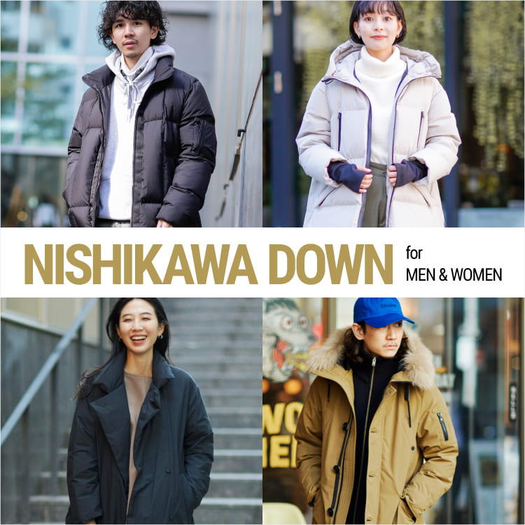 Nano Universe ナノユニバースのトピックス 西川ダウン R 温かいが ちょうどいい Zozotown